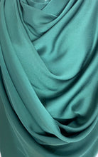 Load image into Gallery viewer, Velvet Satin Silk Hijab-Emerald Green
