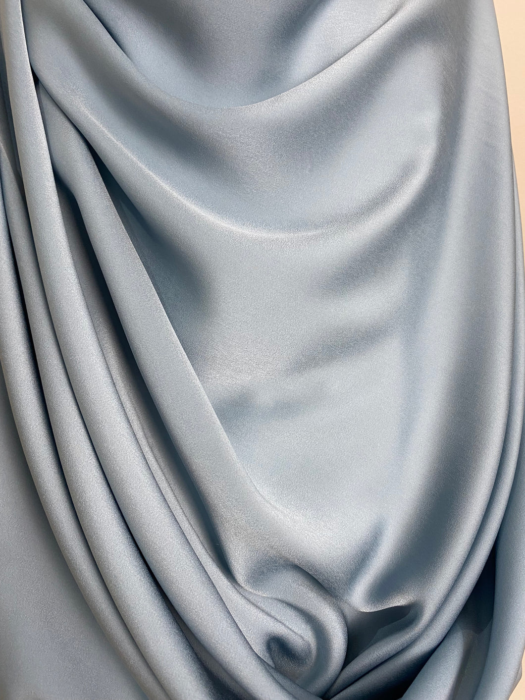 Velvet Satin Silk Hijab-Velvet Blue